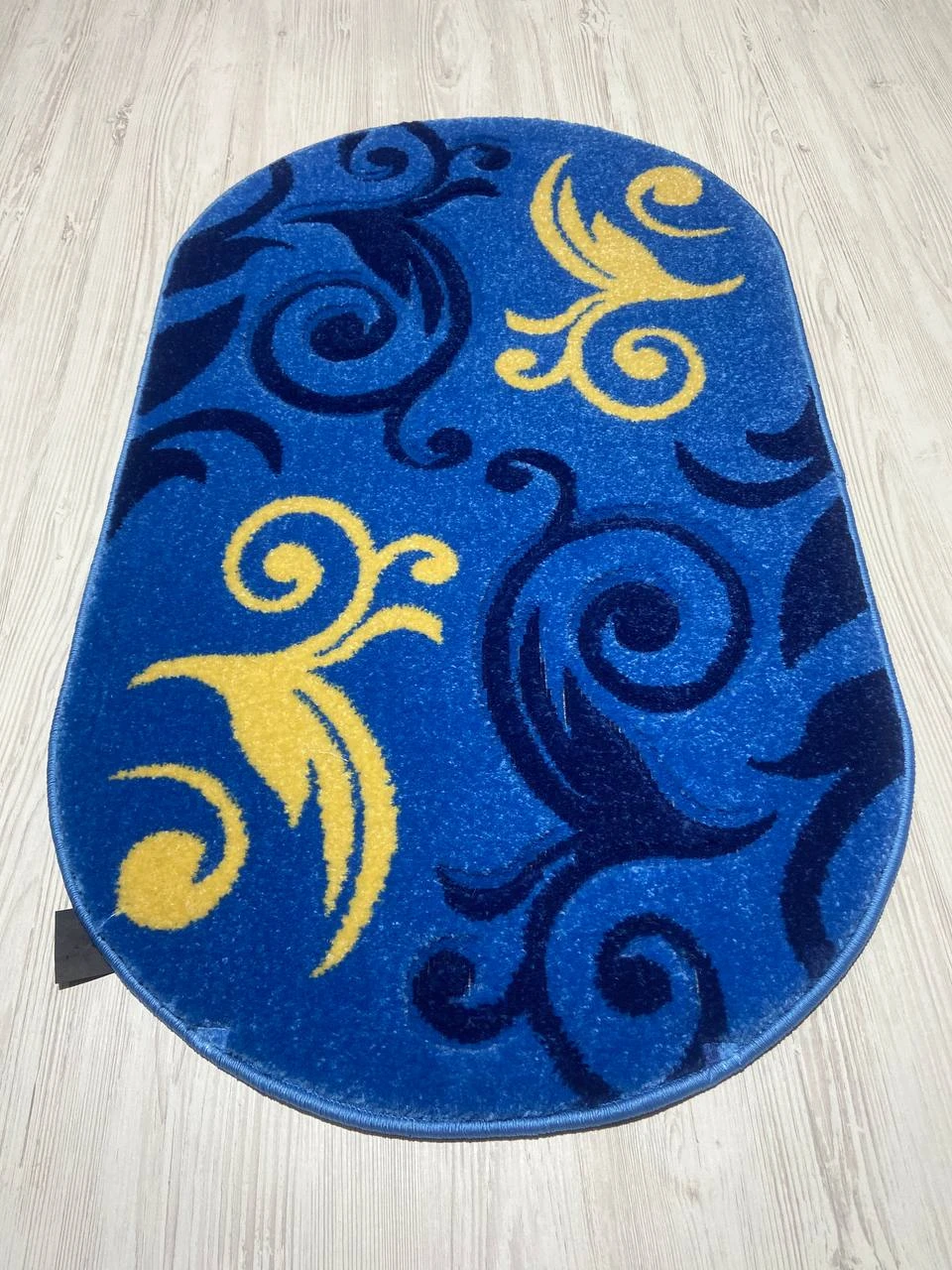 Килим овальний синій Legenda 0391