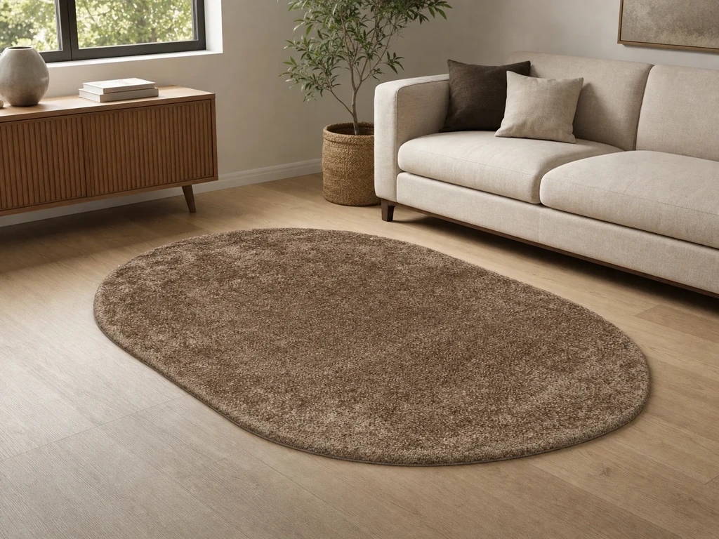 Килим овальний бежевий Fantasy Beige 12500.90 O