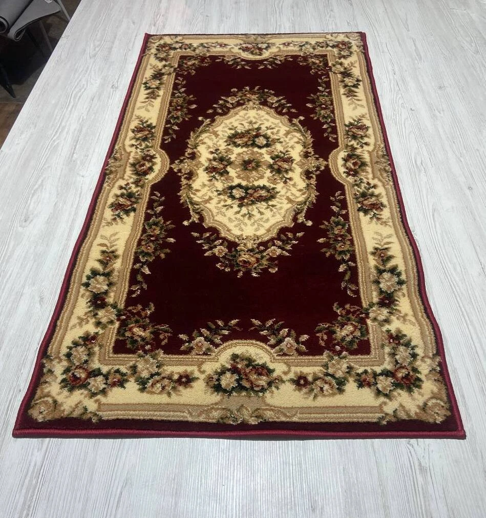 Килим прямокутний бордовий Lotos 572/210