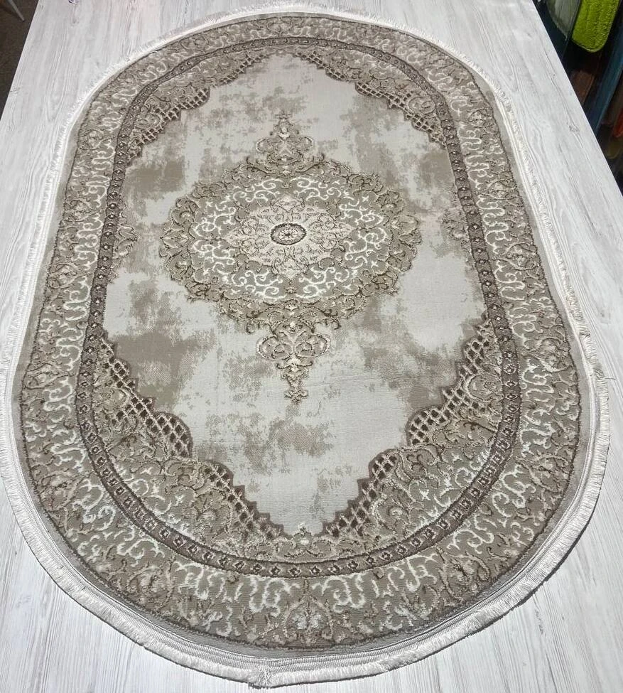 Килим овальний бежевий La Rosa GK500