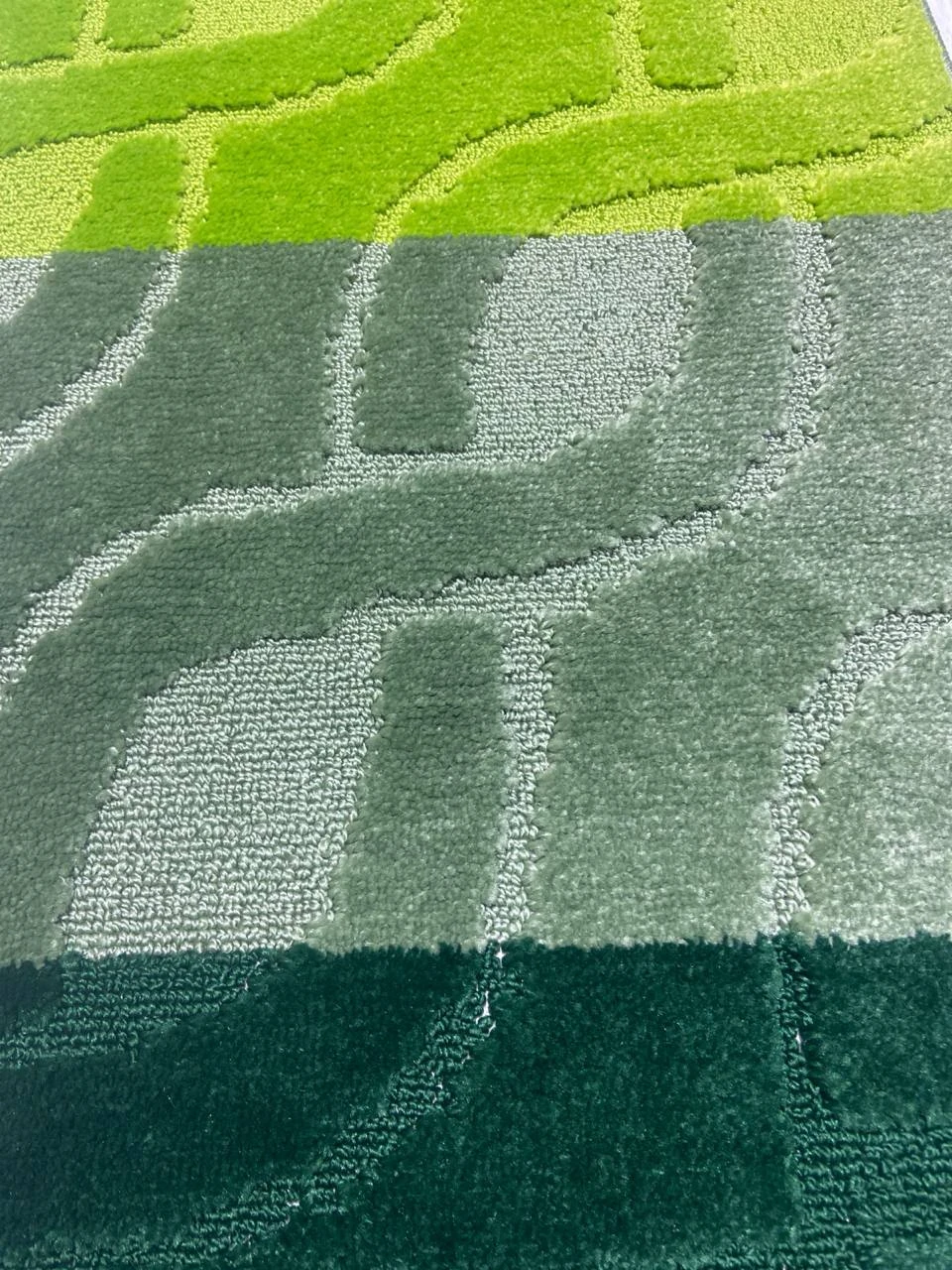 Килим зелений для ванни